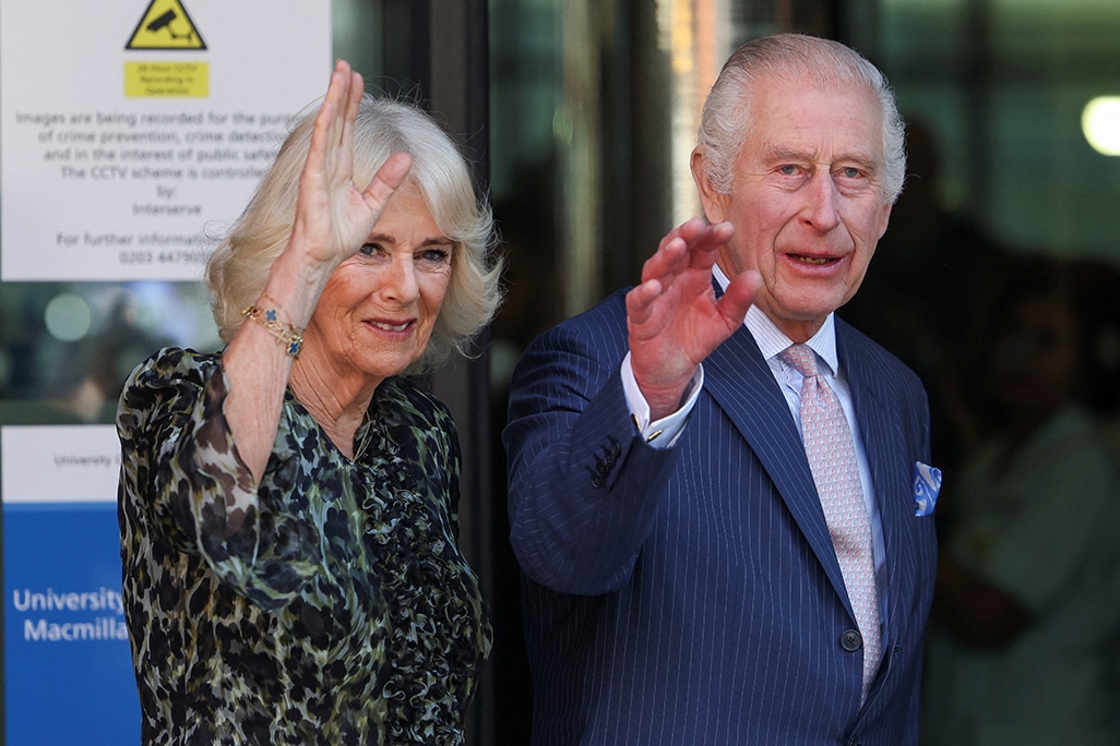 image Smiling King Charles visits cancer centre on return to public duties