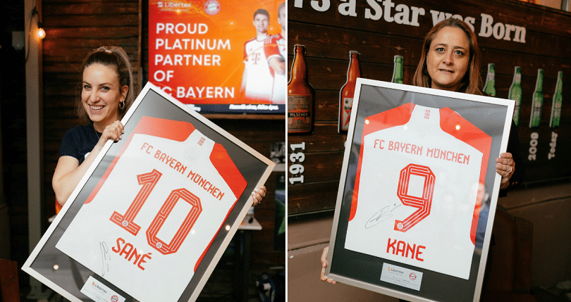 image Libertex hosts convivial event to mark FC Bayern tie