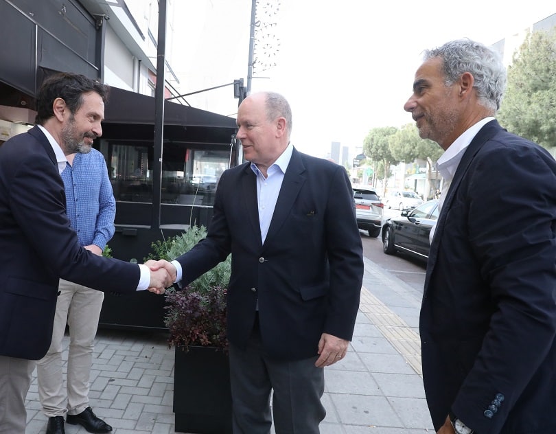 image HSH Prince Albert II of Monaco visits Epic Cyprus HQ