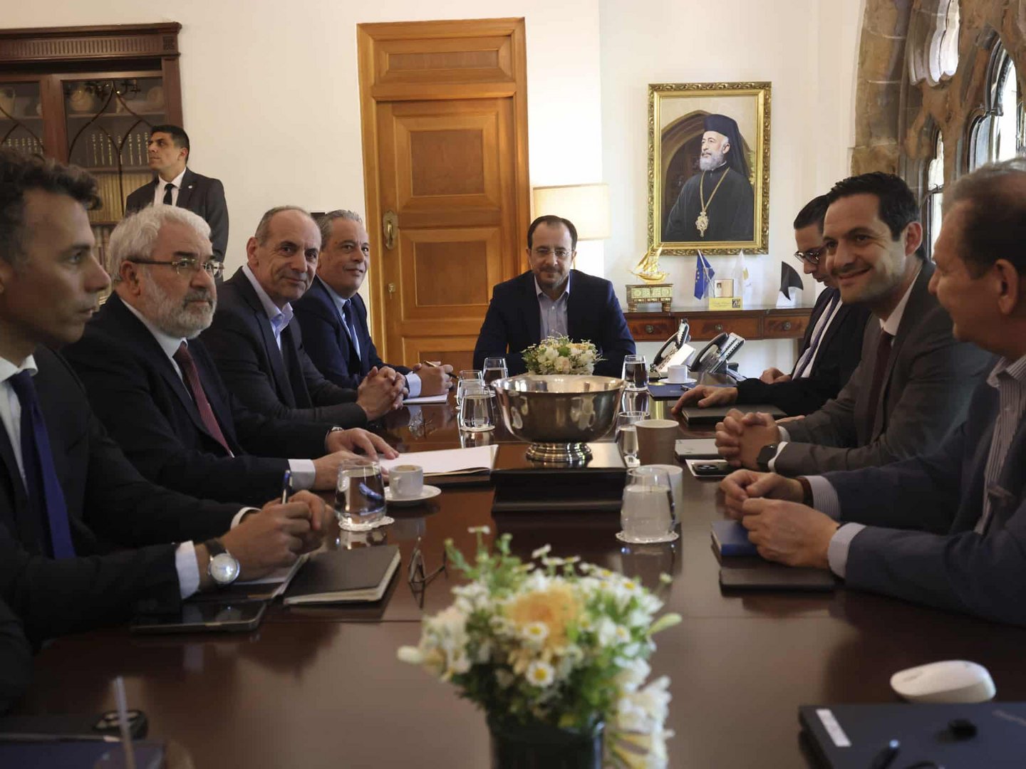 image National Security Council meets to address migration issues