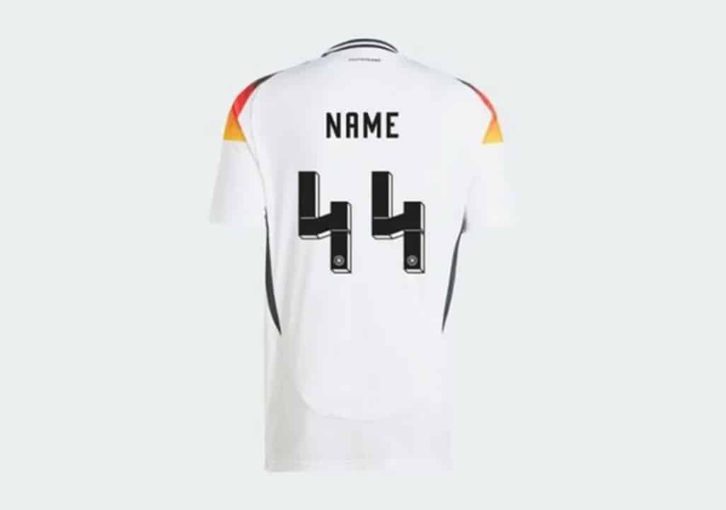 image Germany football kit option blocked over Nazi symbolism