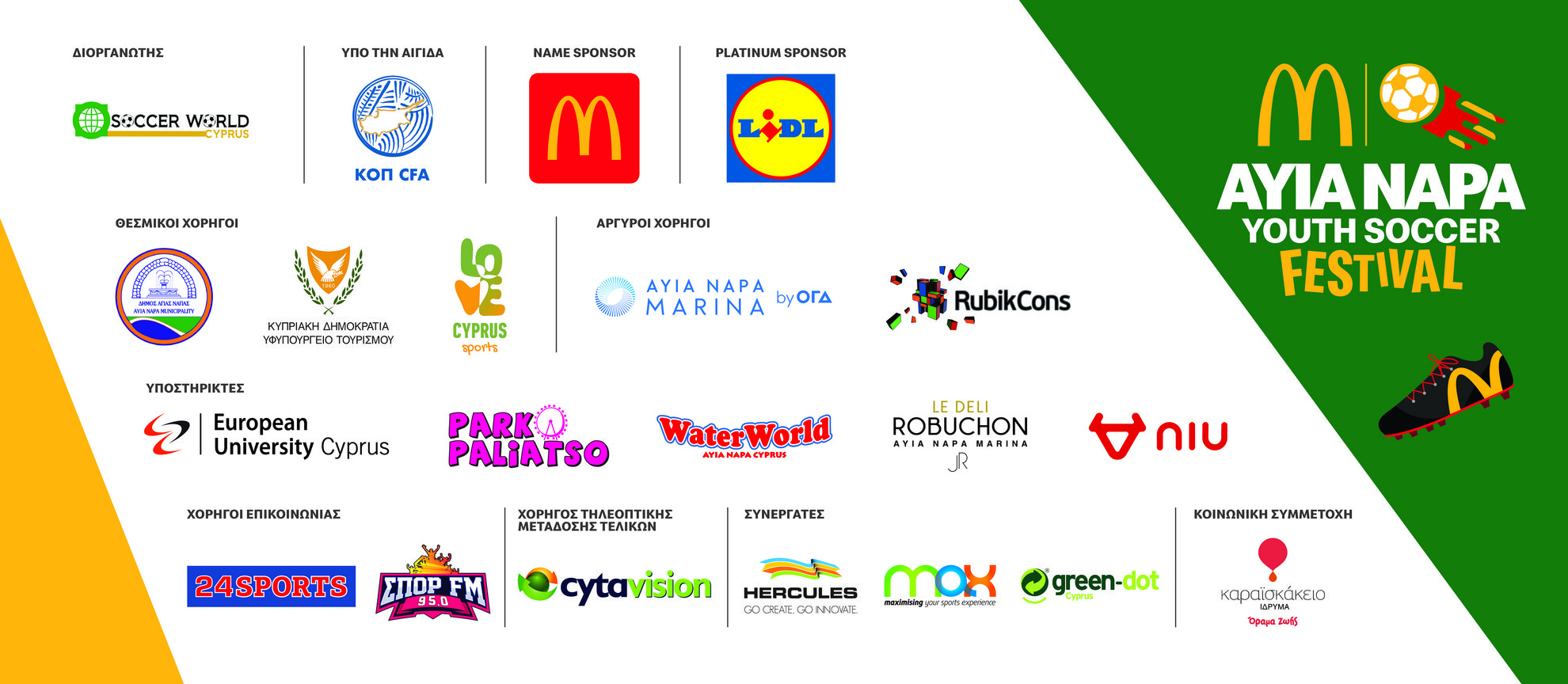 image Record participation in McDonald’s Ayia Napa Youth Soccer Festival