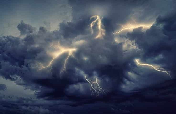 image Yellow weather warning issued for storms