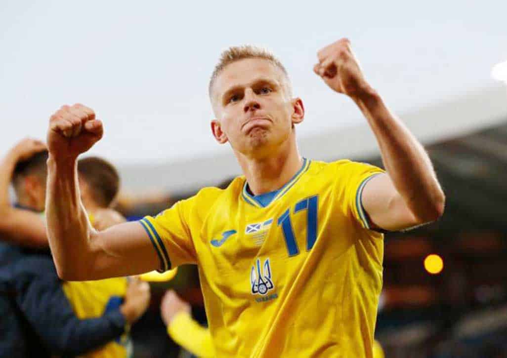 image Zinchenko says he would answer call to fight in Ukraine