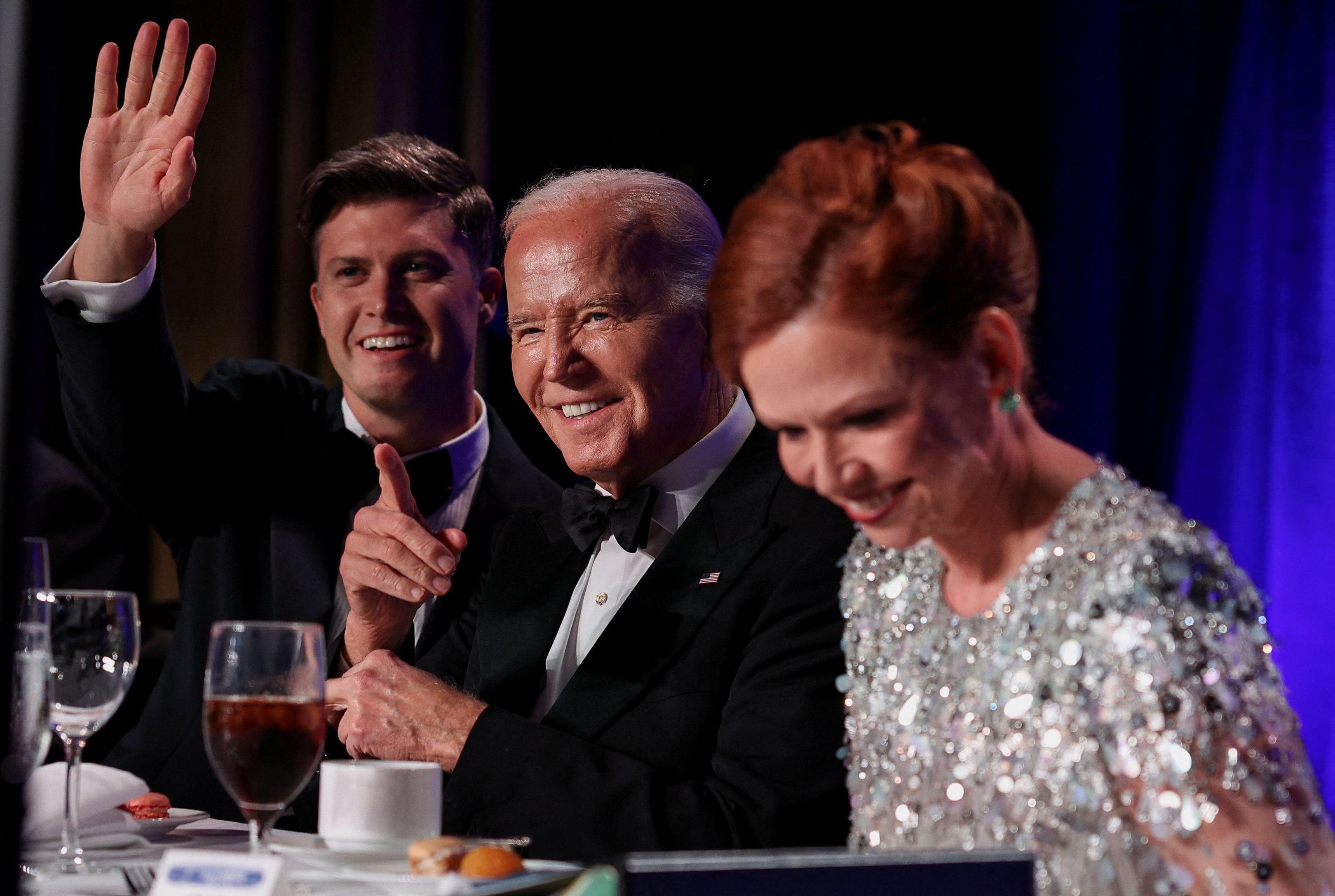 image Biden jabs Trump in election-year roast at correspondents&#8217; dinner