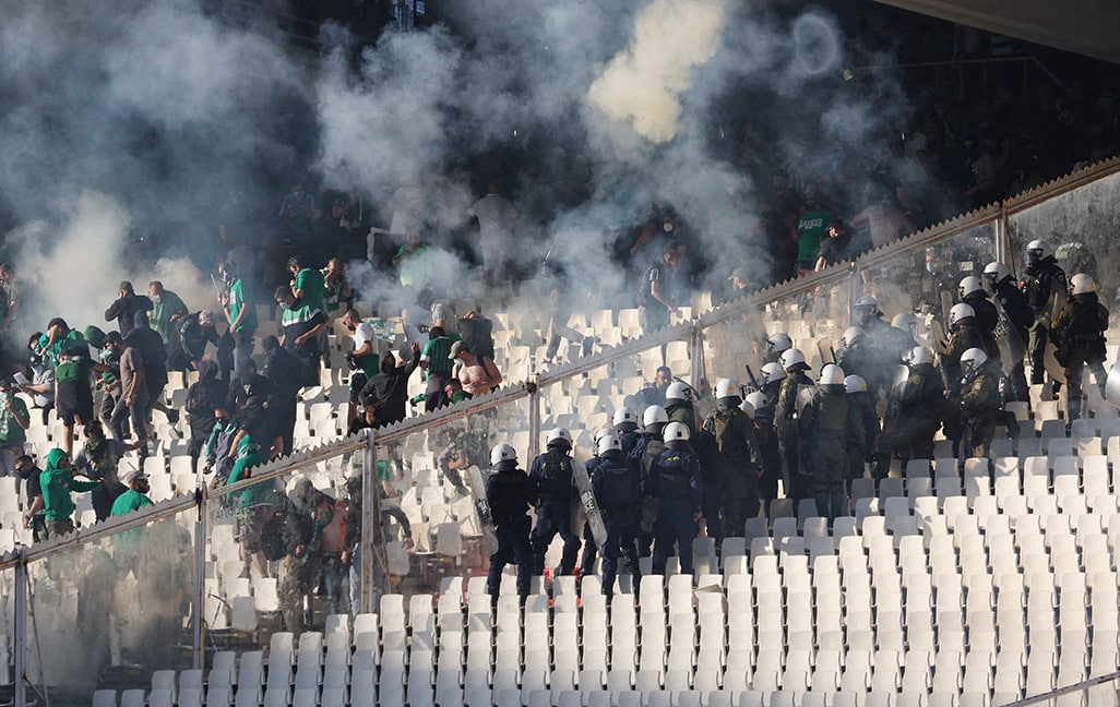 image Greek police arrest members of criminal group linked with sports violence
