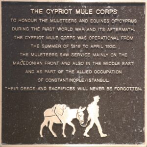 Muleteer plaque