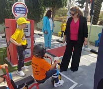 image Preschool road safety park opens
