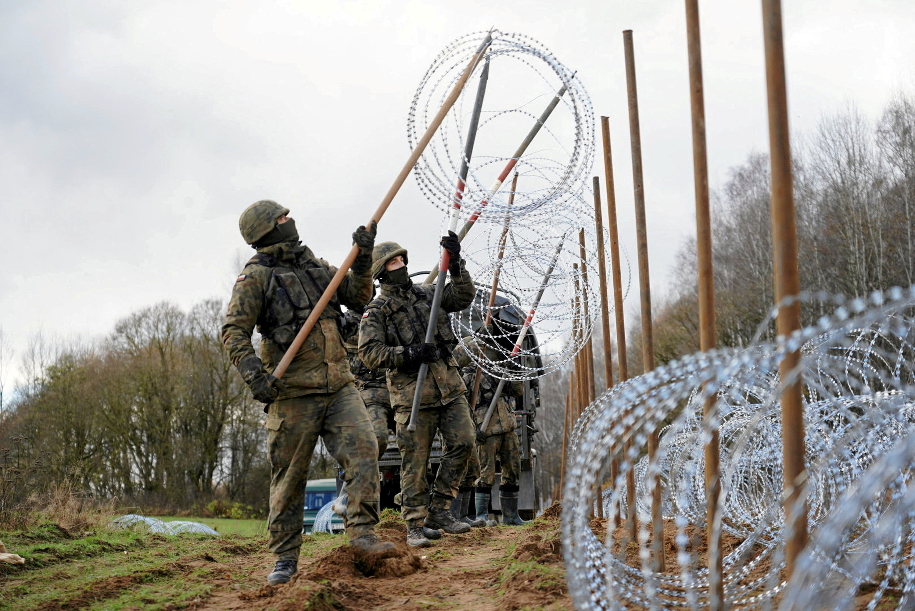 image Poland to spend around $2.5bn on securing eastern border, says PM