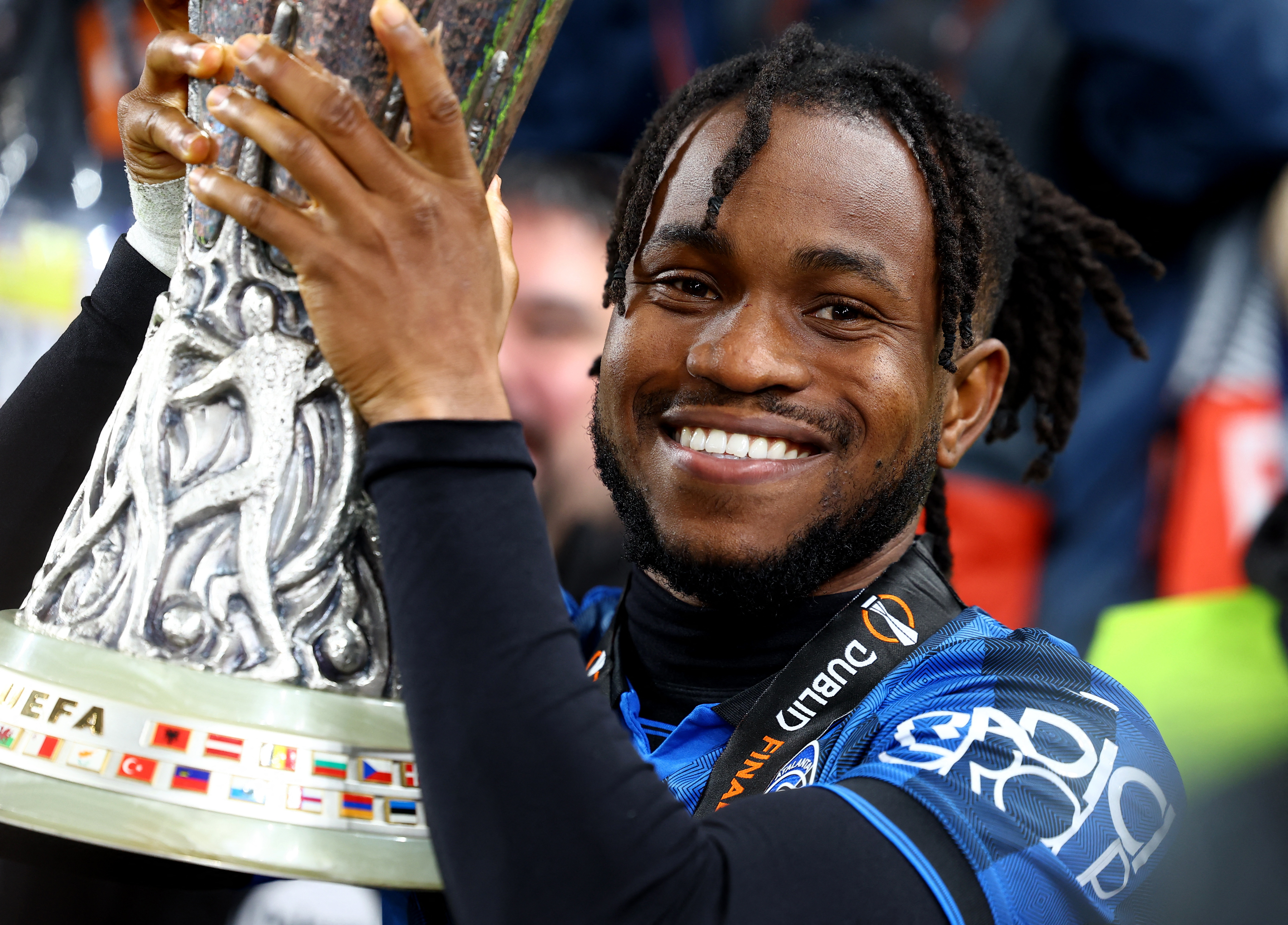 image Lookman nets hat-trick as Atalanta stun Leverkusen in Europa League final