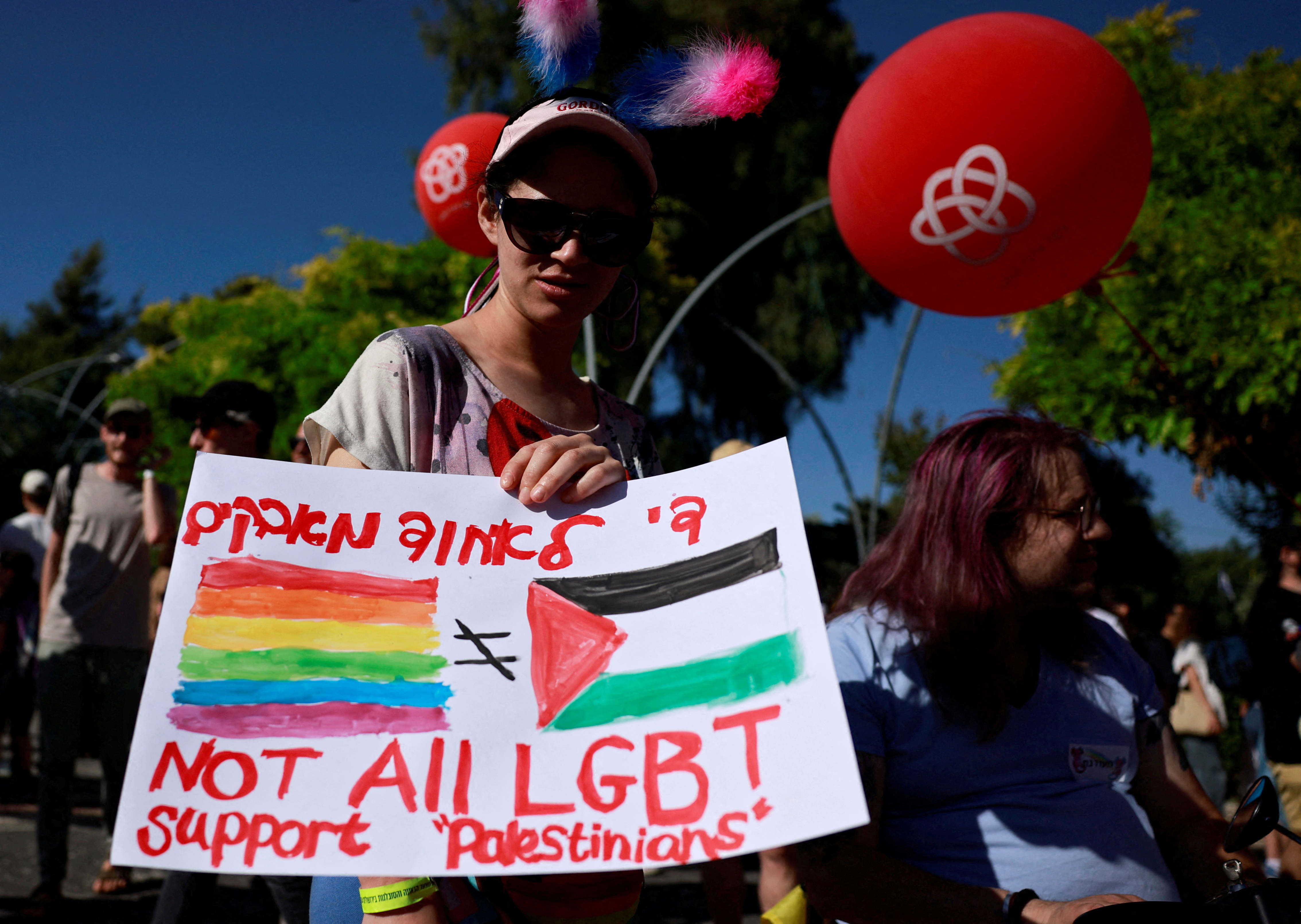 image Thousands march in a subdued Jerusalem gay pride parade