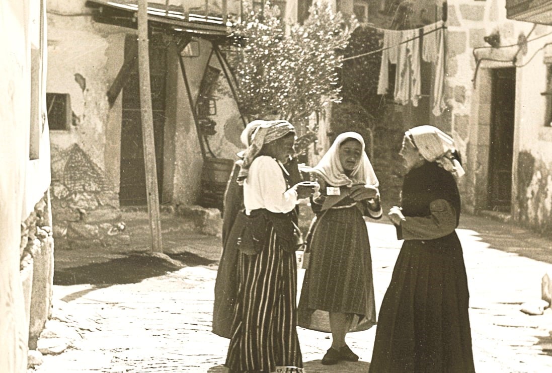 in the past, social netowrking took place in person
