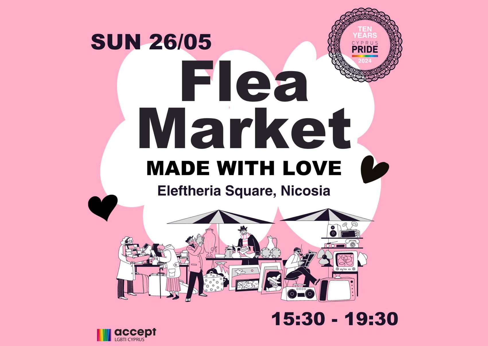 image Made with Love: Pride flea market
