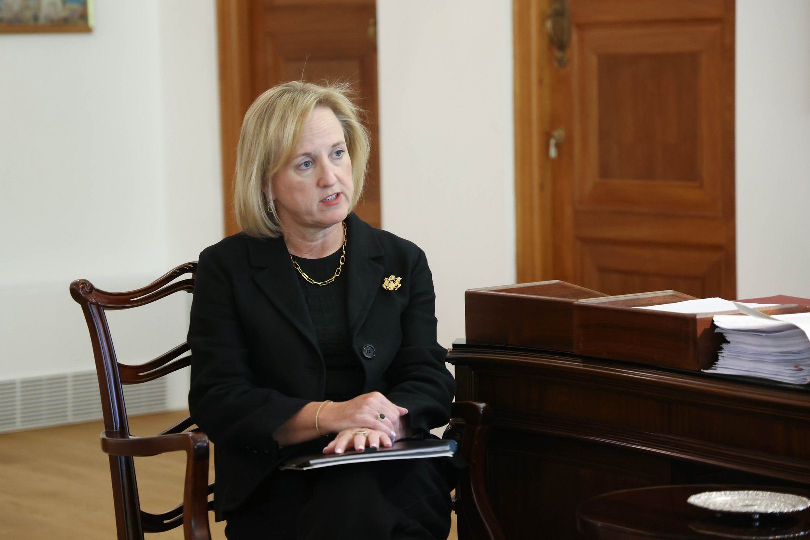 image US ambassador&#8217;s meeting with president focuses on aid corridor