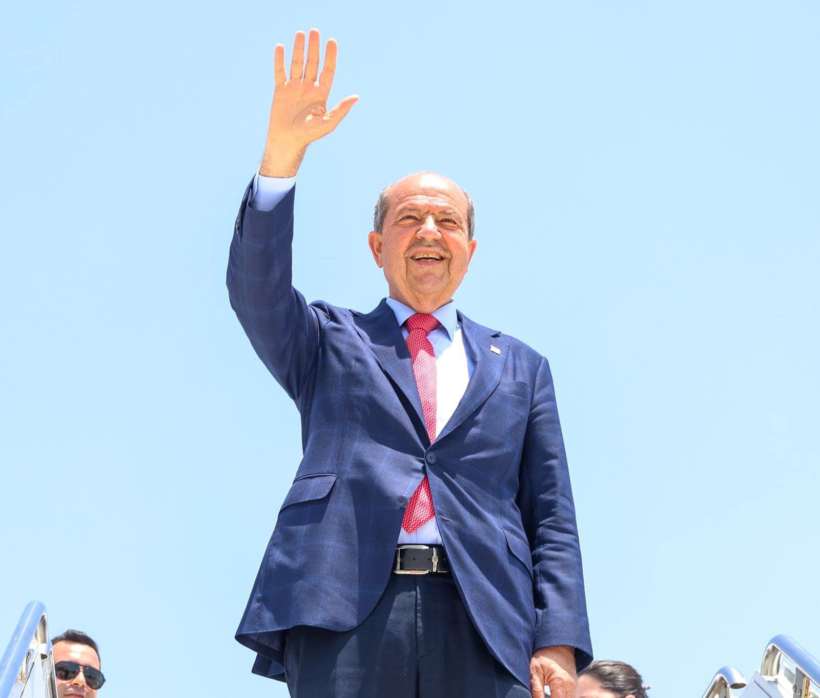 image Tatar condemns Nicosia&#8217;s reaction to north&#8217;s participation in OTS summit