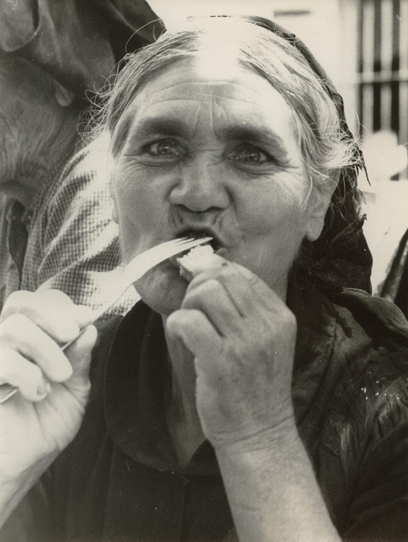 feat 3 cypriot woman eating 1959