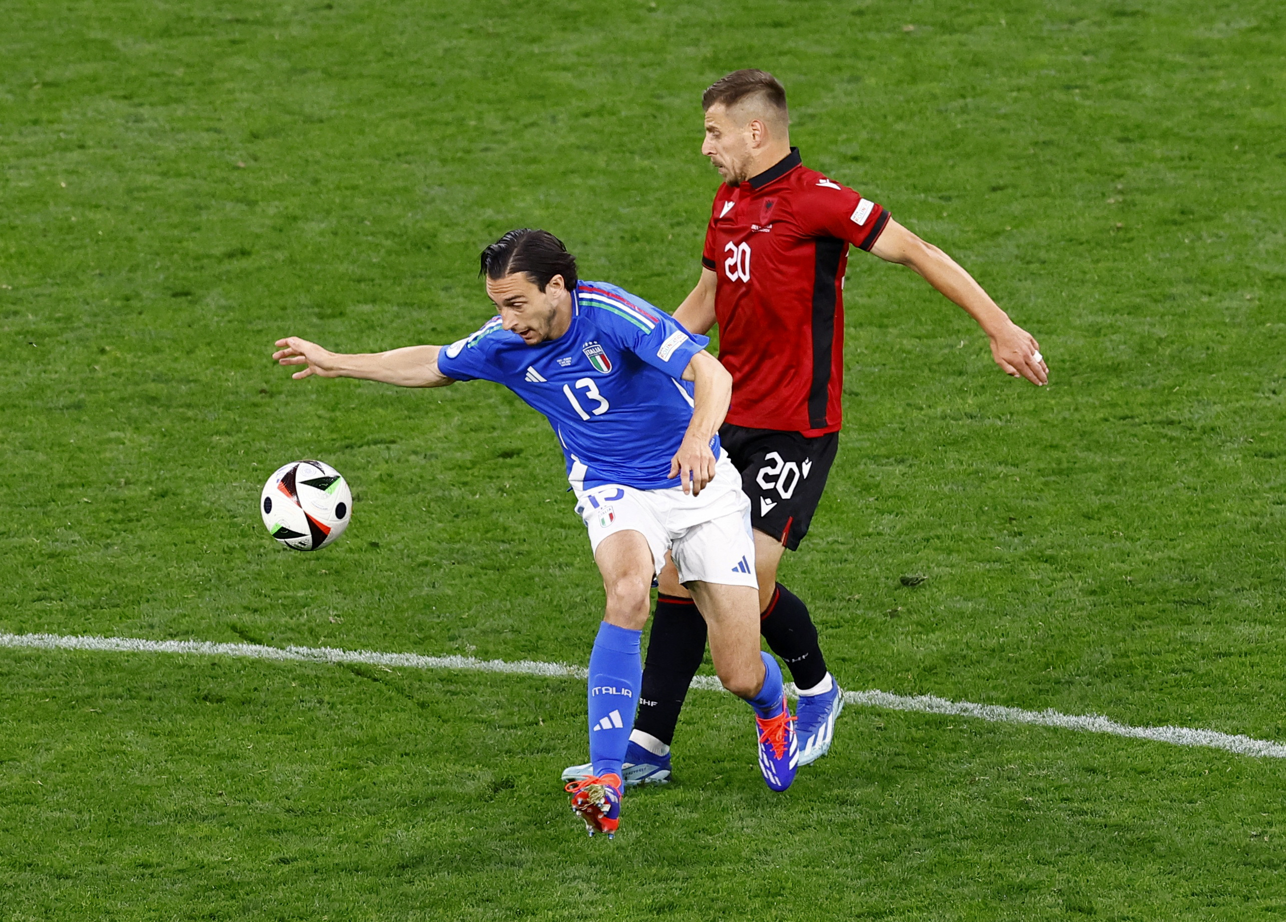 image Italy see off Albania after record early scare