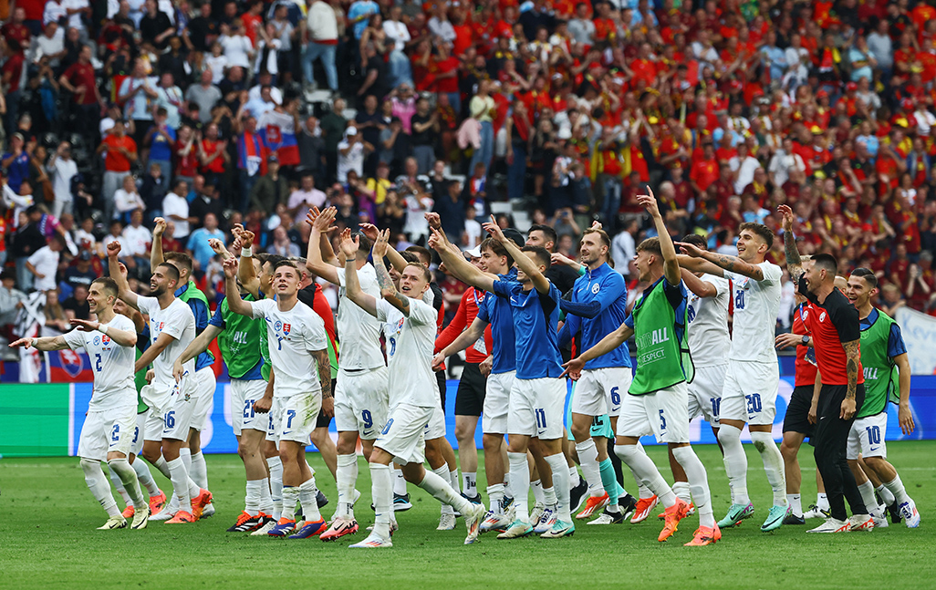 image Slovakia stun wasteful Belgium as VAR twice denies Lukaku