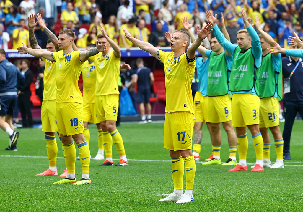image Ukraine keep hopes alive with 2-1 win against Slovakia