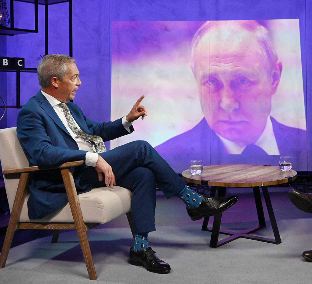 image Farage slammed after saying West provoked Putin&#8217;s invasion of Ukraine