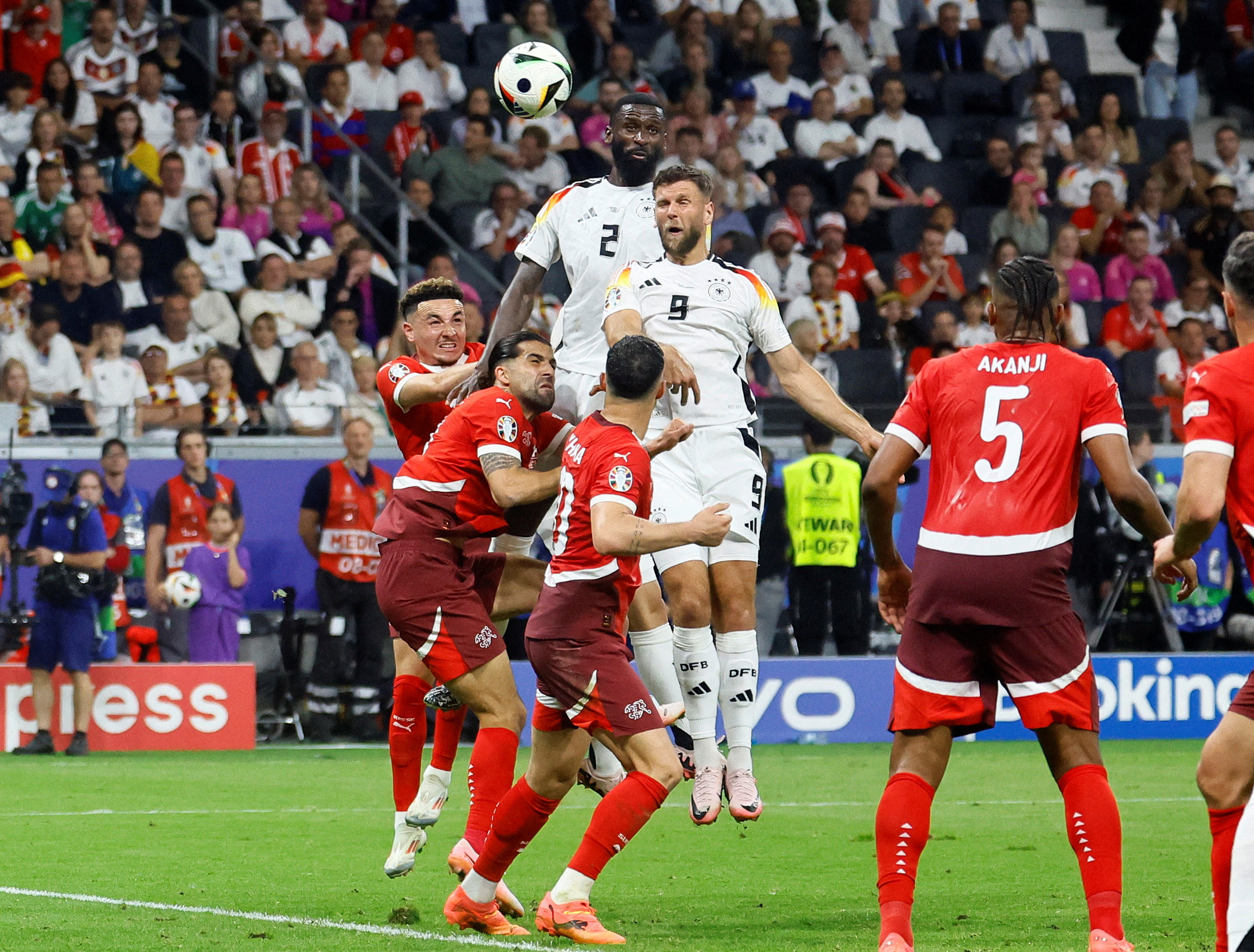 image Fuellkrug strikes late as Germany draw 1-1 with Switzerland to top group