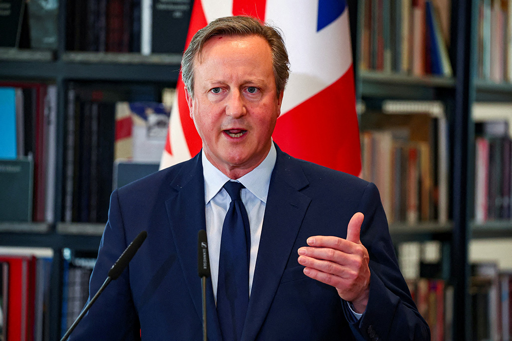 image Cameron expresses support for Cyprus solution based on UN resolutions