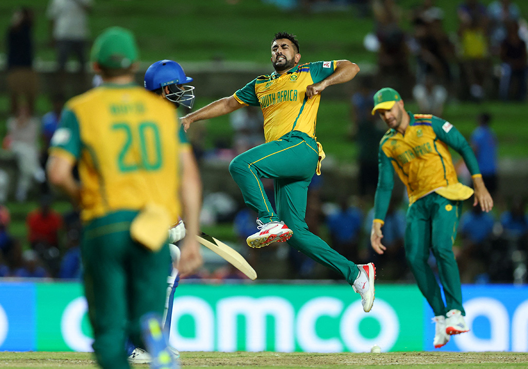 image South Africa skittle Afghanistan to reach first T20 World Cup final