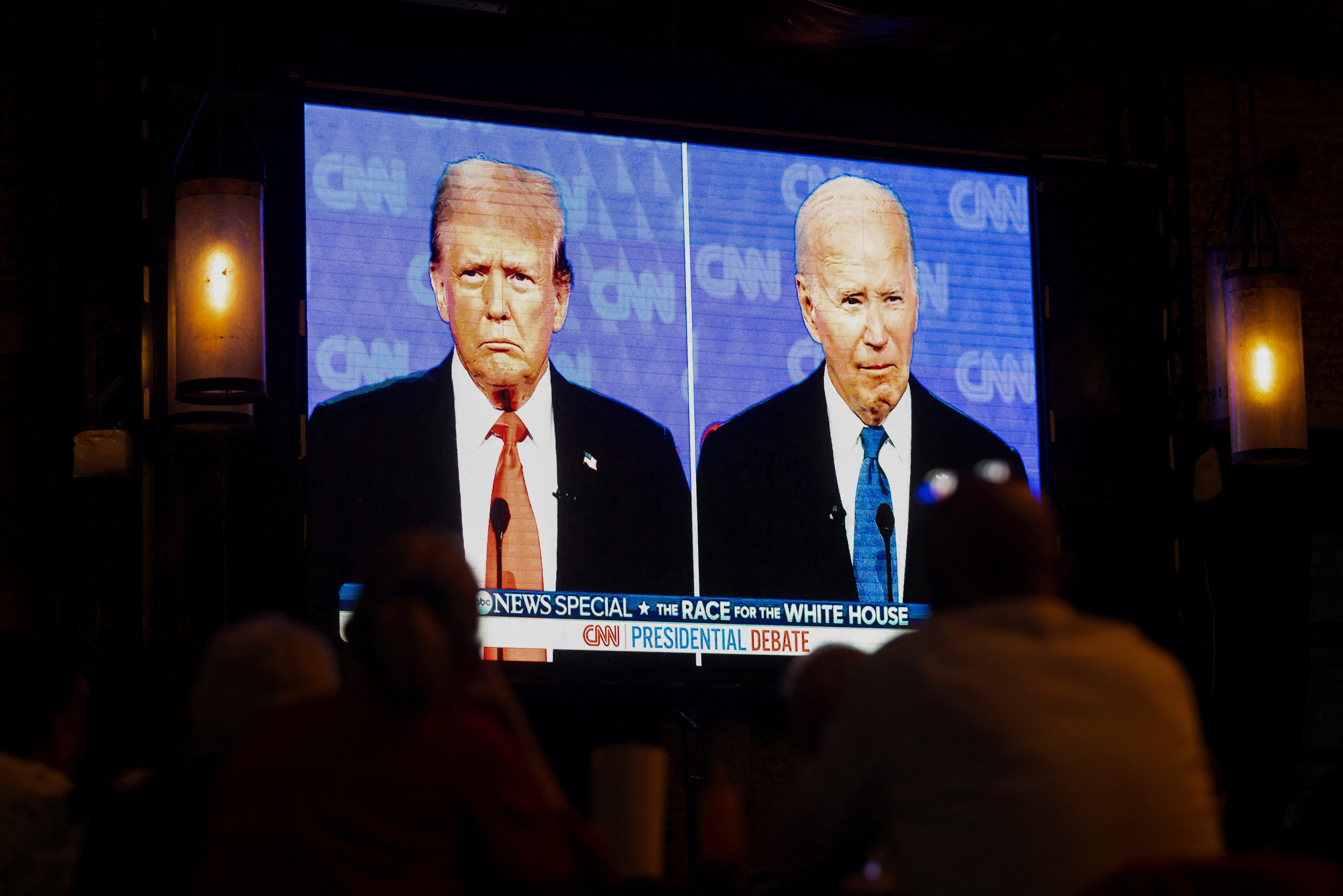 image Biden falters as Trump unleashes barrage of falsehoods at first debate