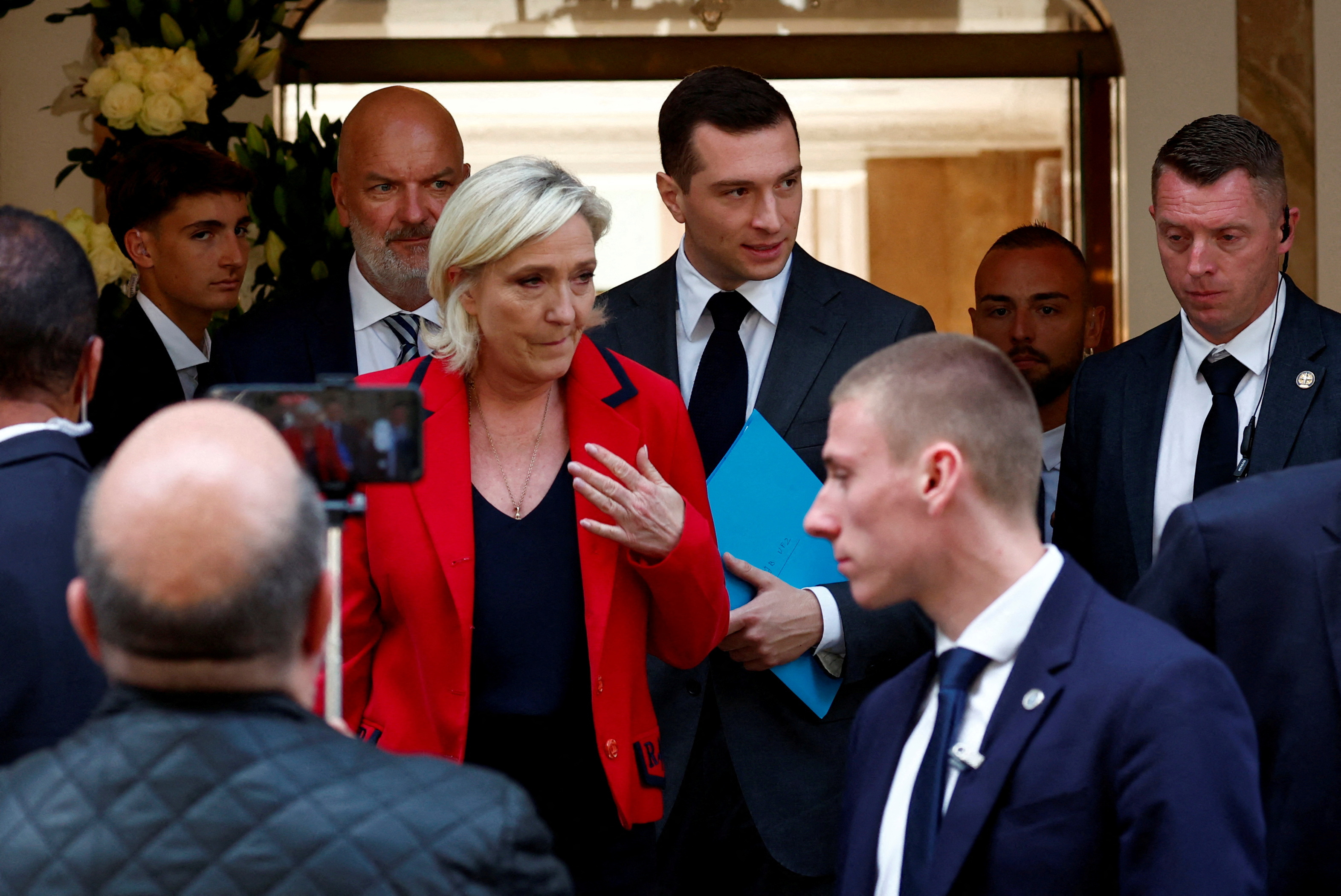 image National Rally seen winning 37% of popular vote in first round of French snap election