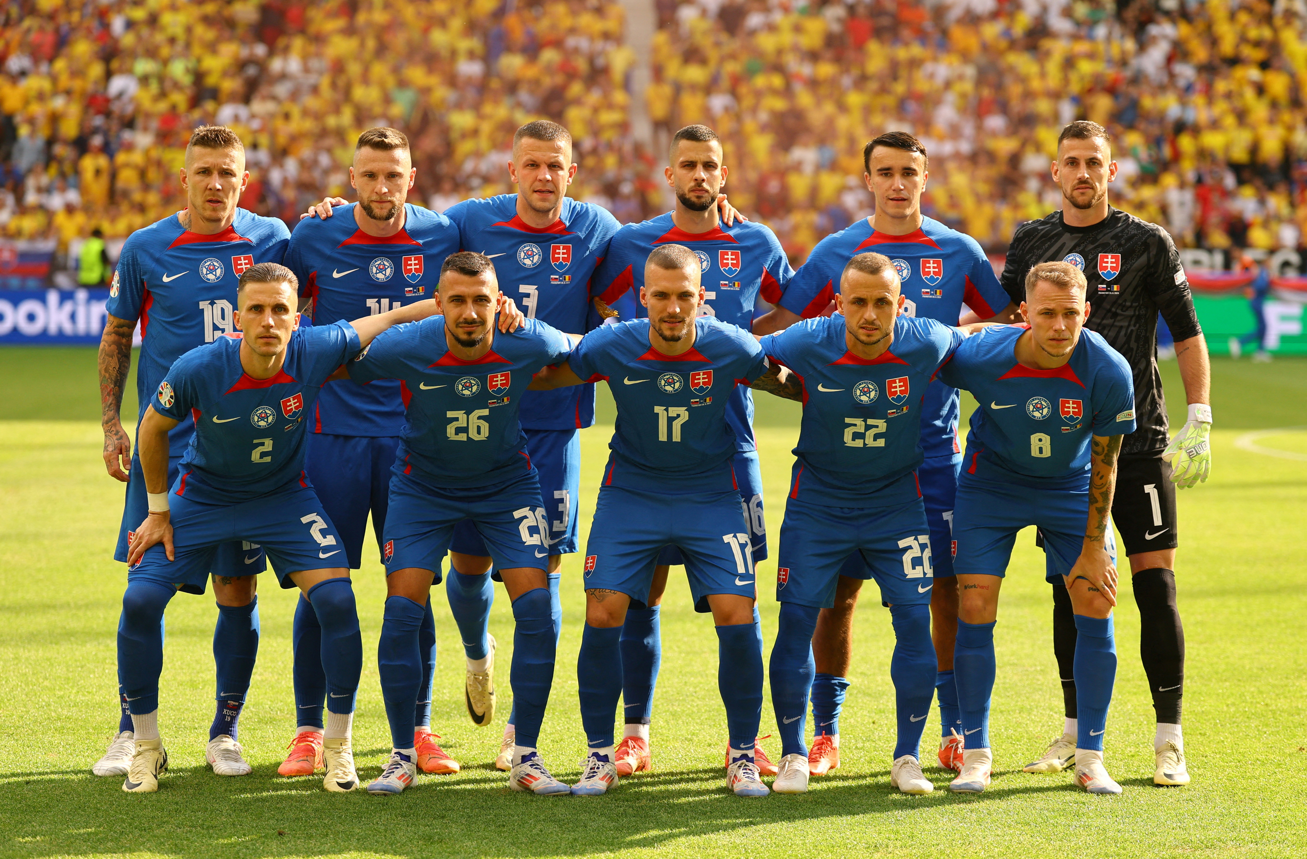 image Teamwork will see Slovakia past England, captain Skriniar says