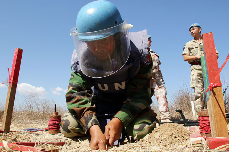image Buffer zone now free of mines, government says