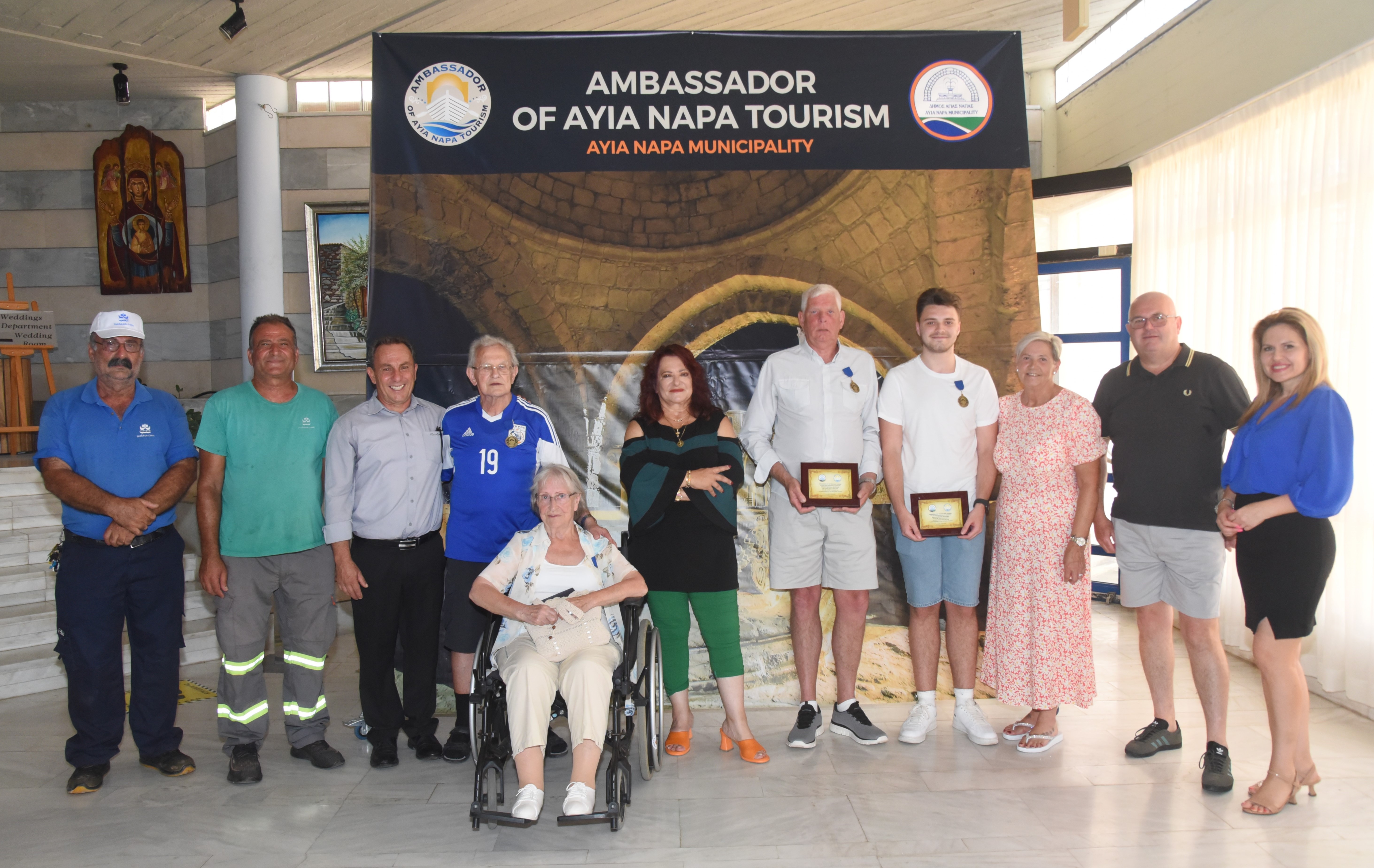 image Ayia Napa honours tourists visiting for 68th time