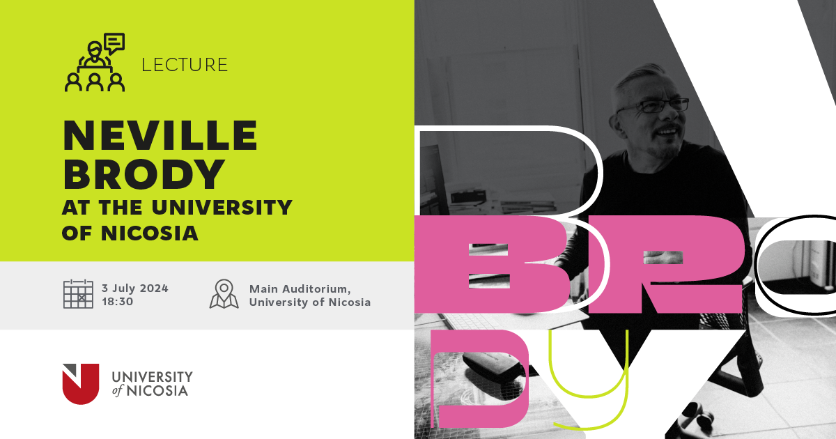 image Neville Brody at the University of Nicosia