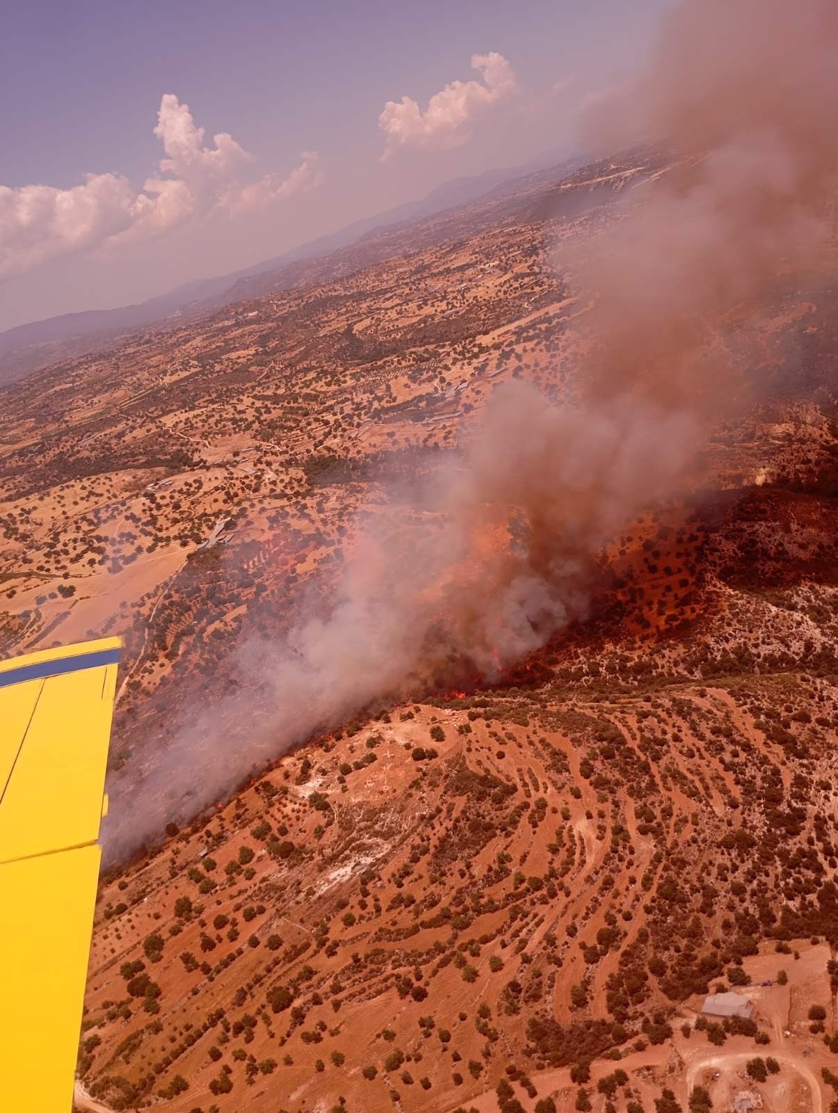 image Fire near British base in Fasouri brought under control