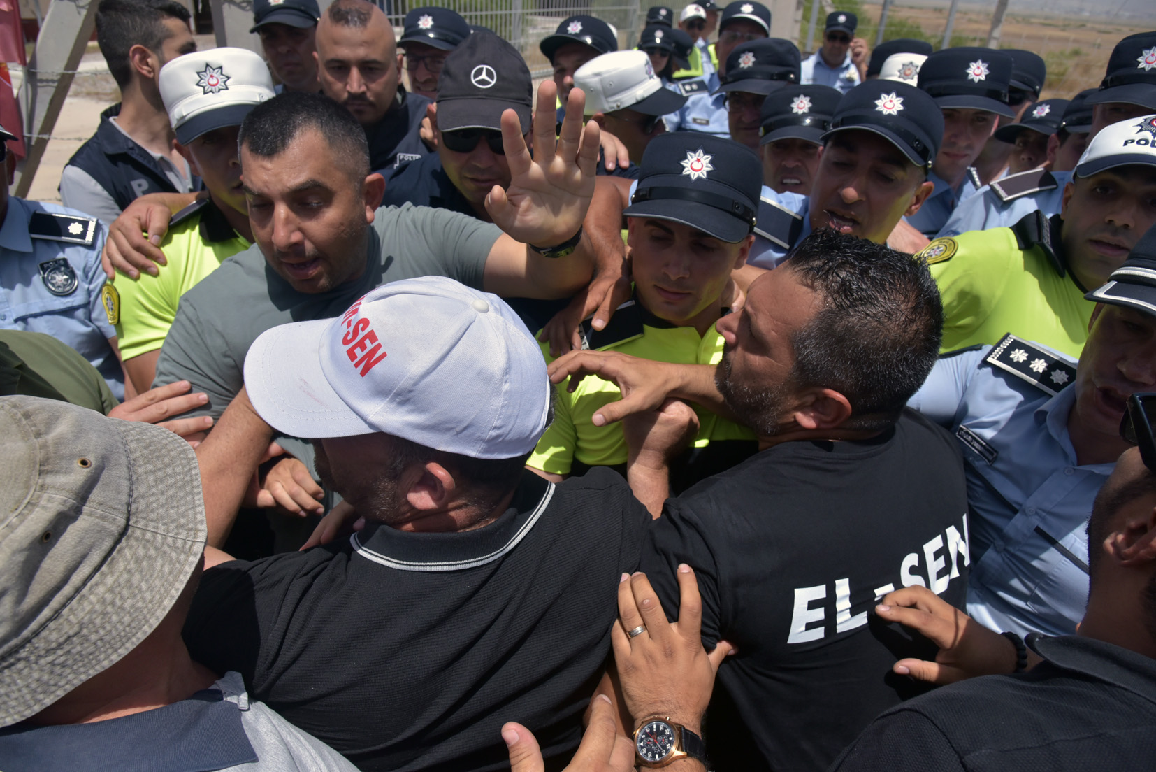 image Complaint filed after police stop workers from cutting power to north airport