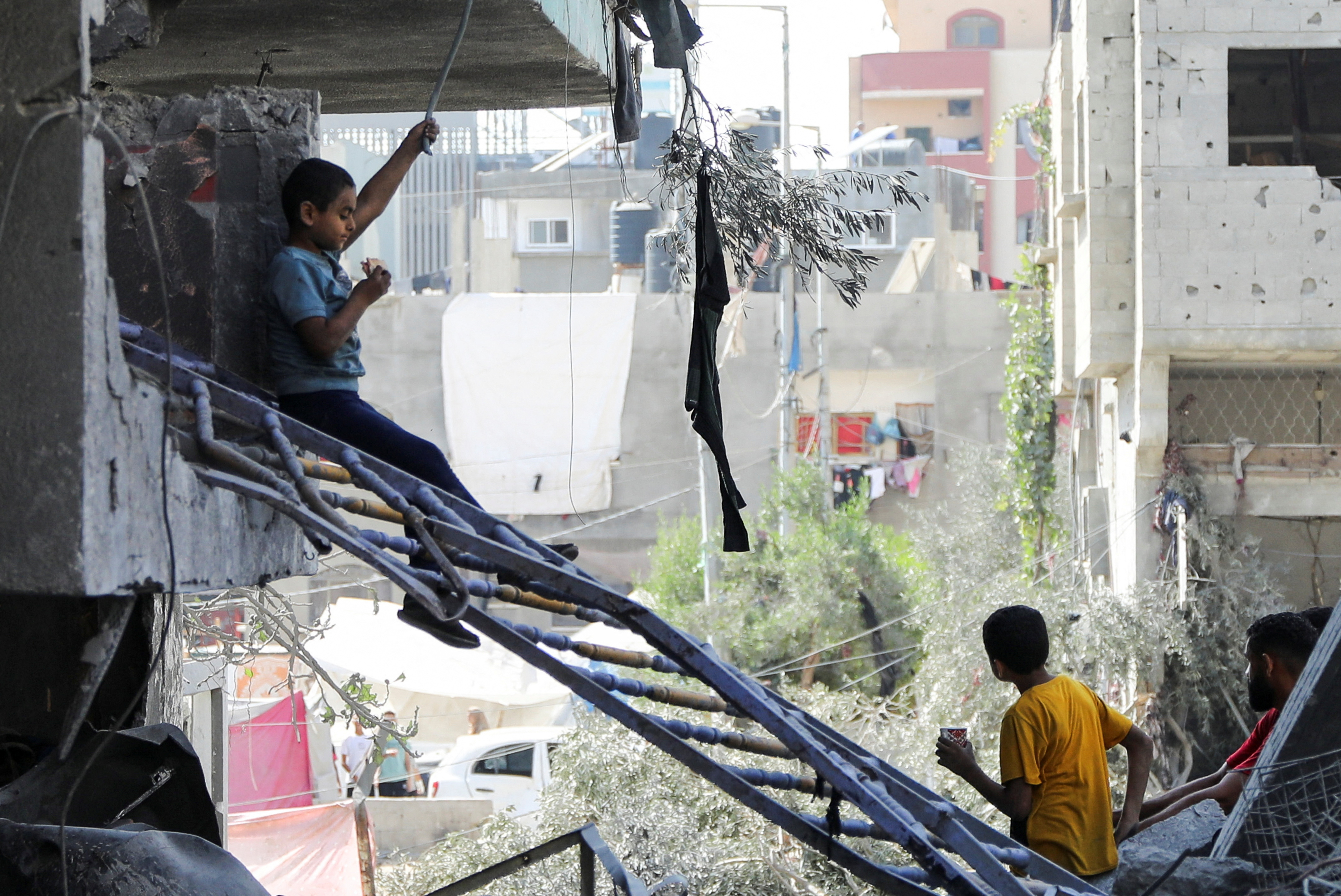 image Europe must host Gaza children impacted by war, Greek foreign minister says