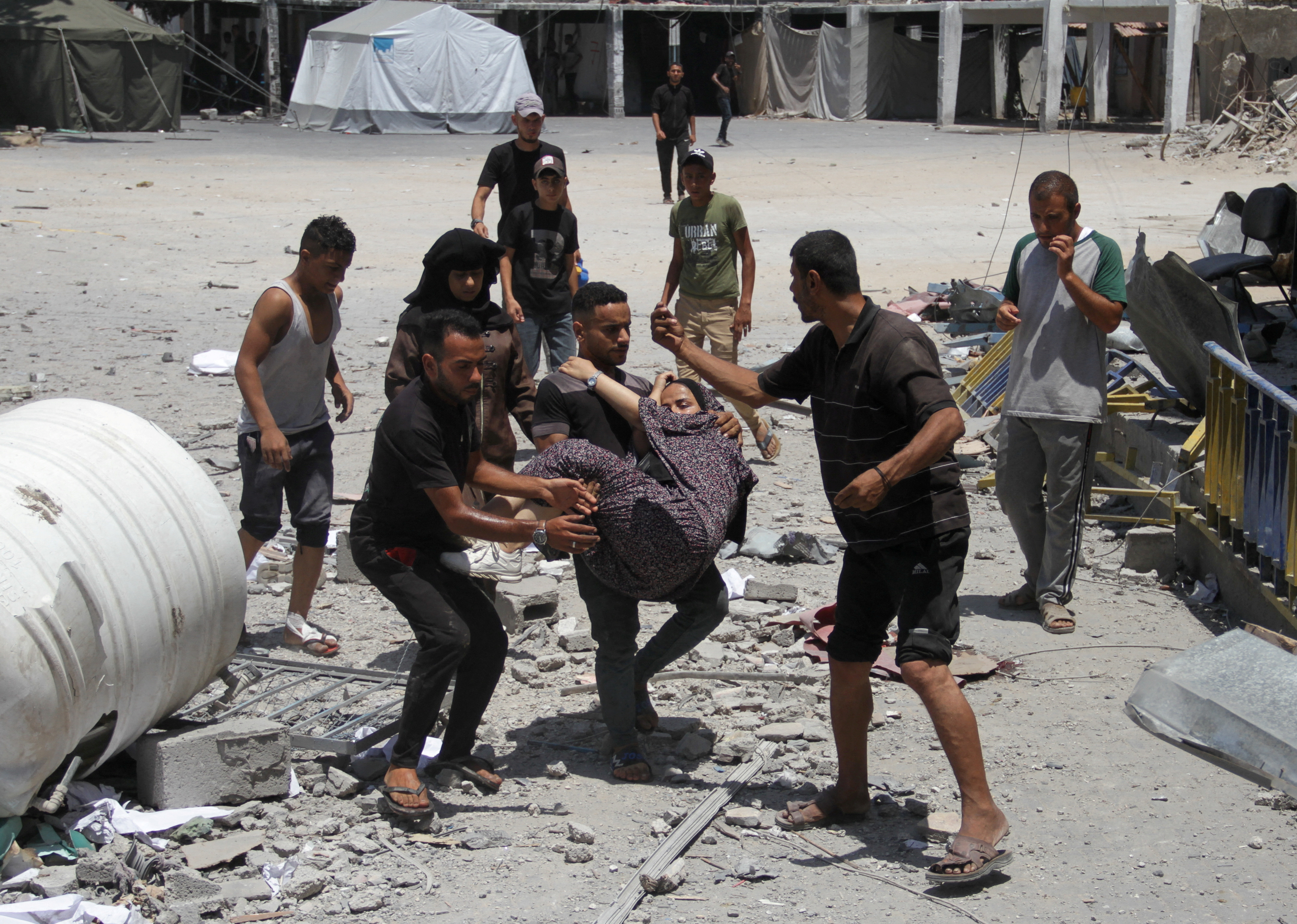 image Palestinian footballer and family killed in Israeli airstrike