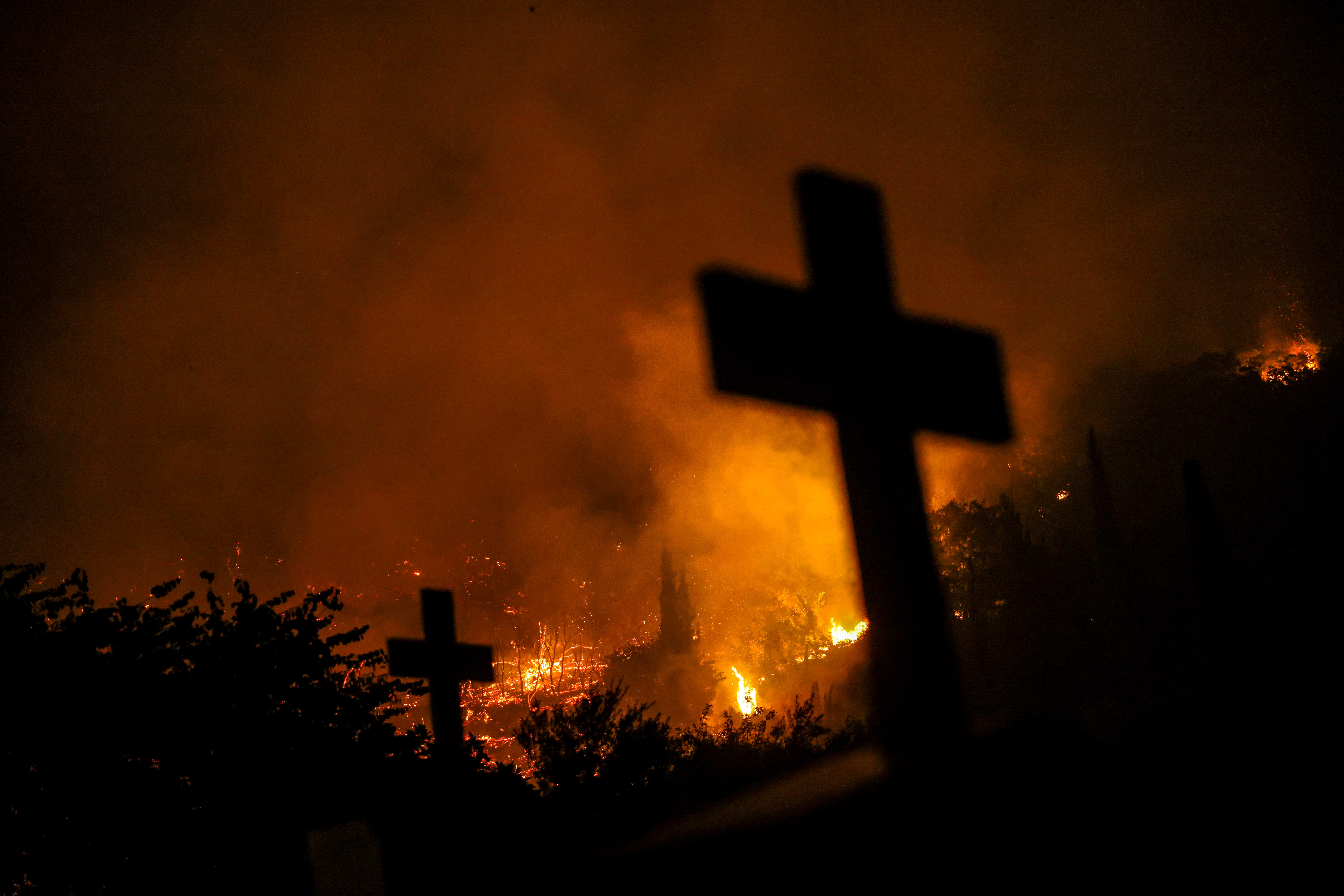 image No calls for assistance from Cypriots impacted by Greek wildfires