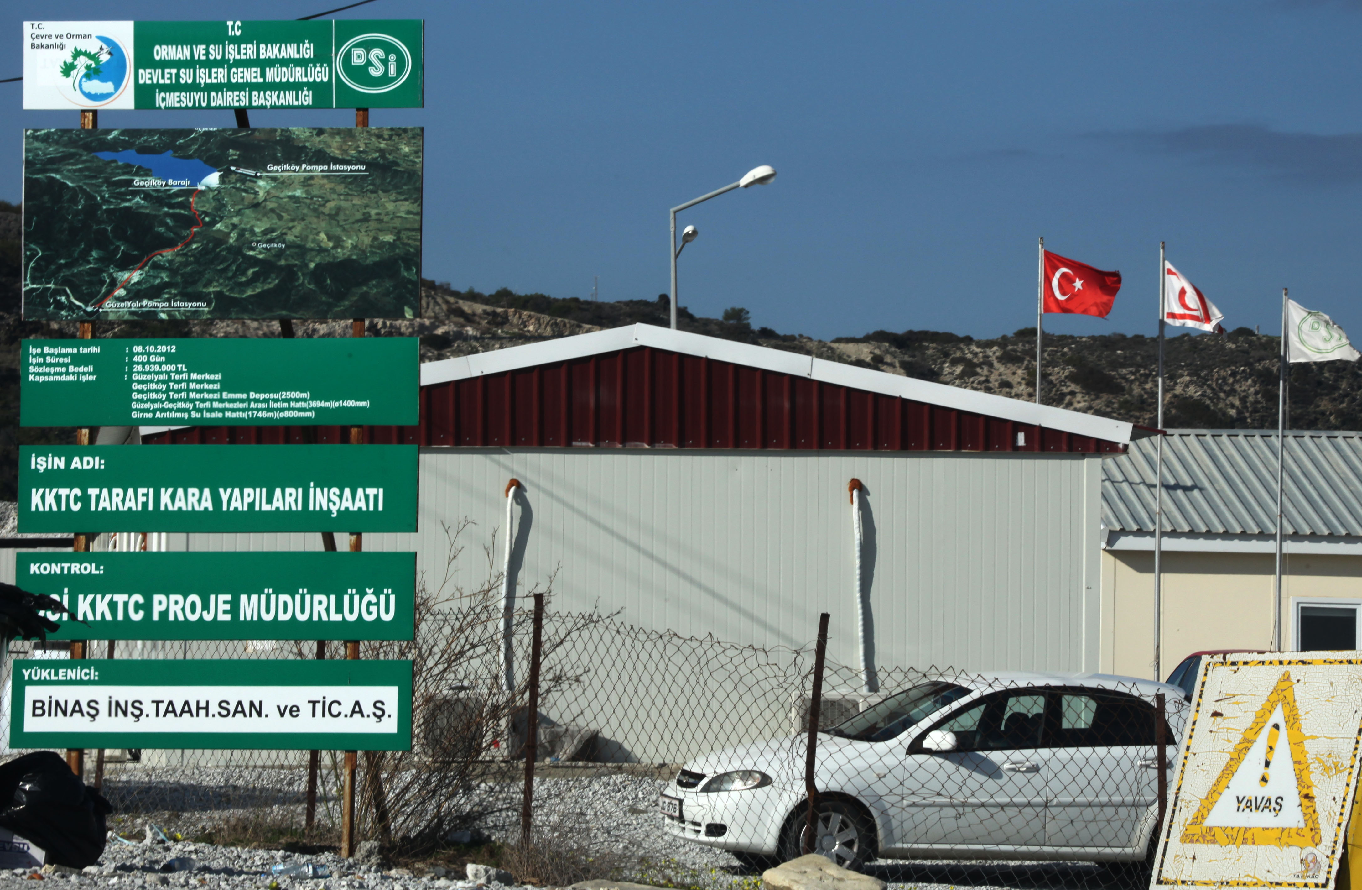 image Turkish water cut off from north due to fault