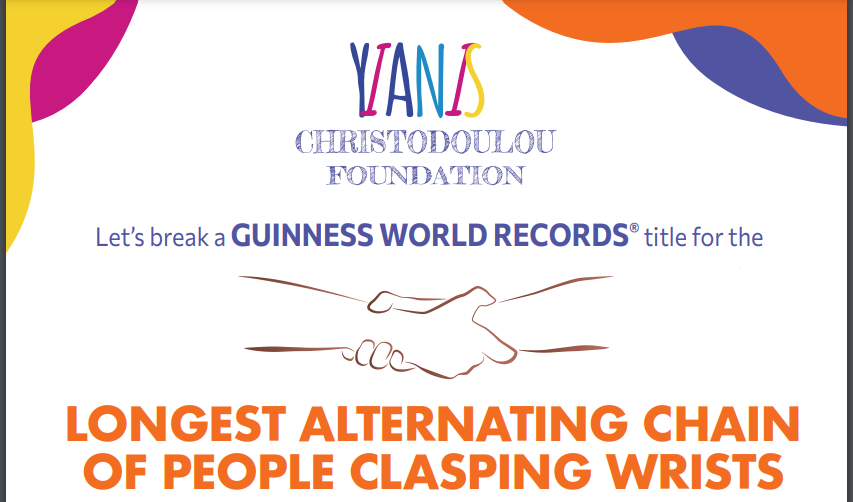 image Nicosia breaks Guinness World Record with Human Chain