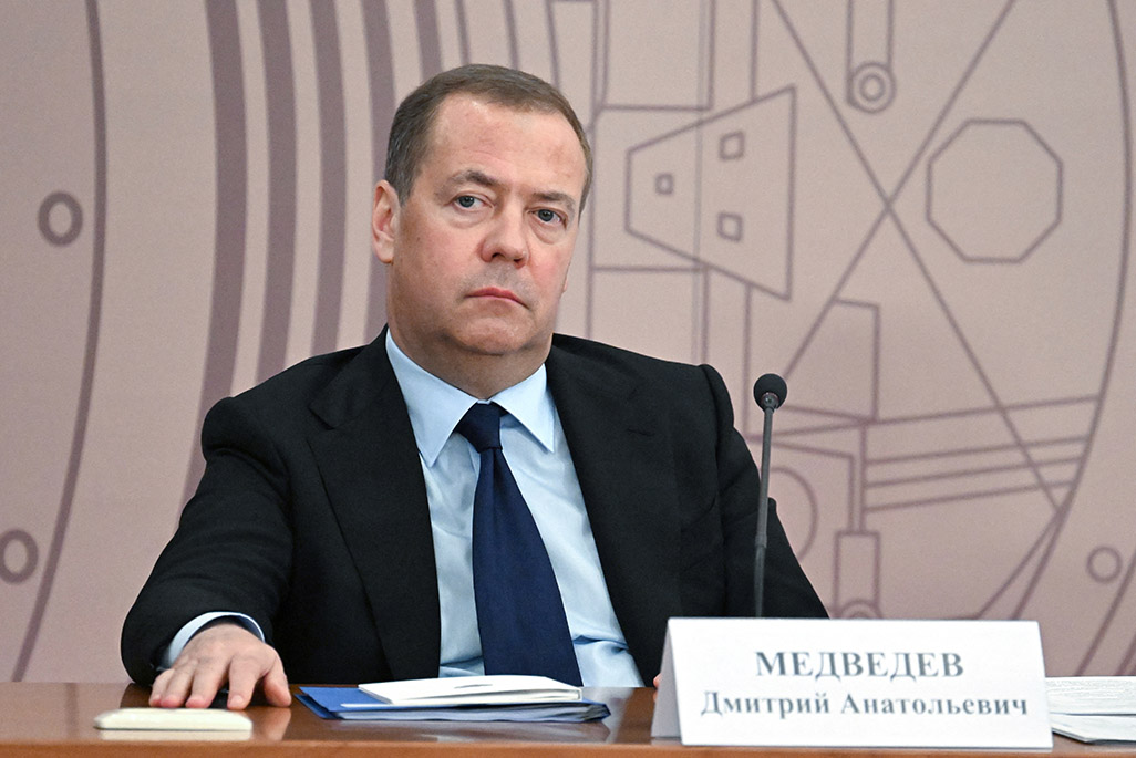 image Former president Medvedev says Moscow should seek &#8216;disappearance&#8217; of Ukraine and NATO