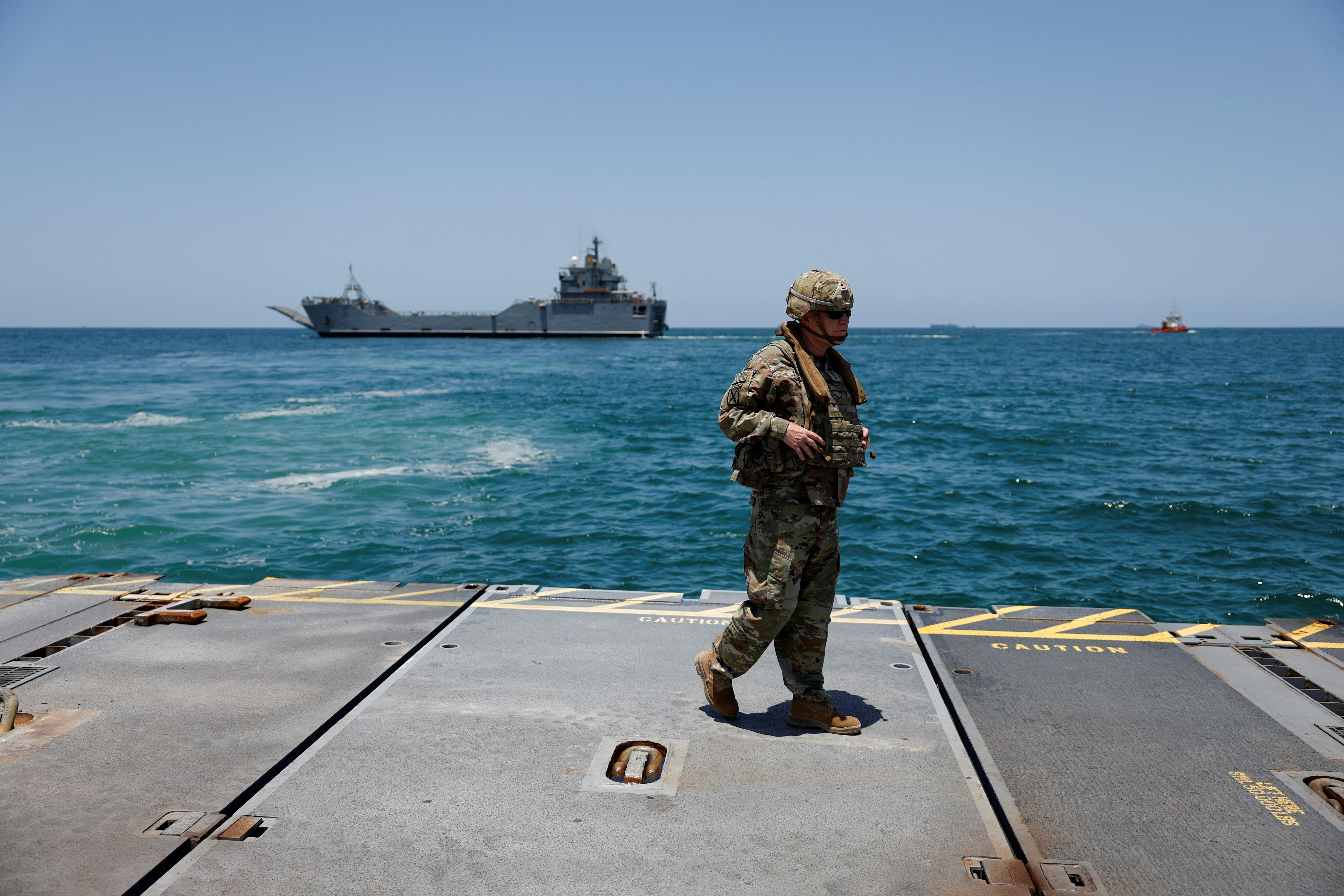 image Has the US-built Gaza aid pier helped get aid into Gaza?