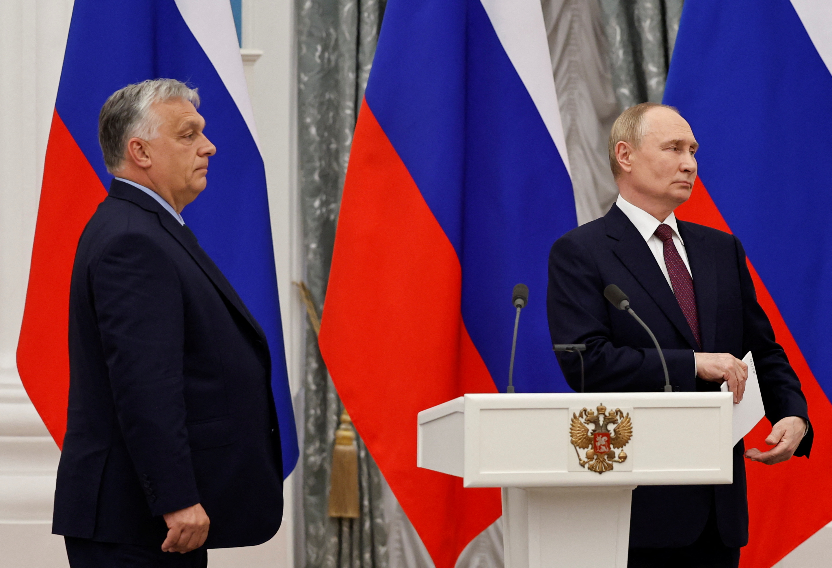 image Hungary&#8217;s Orban talks Ukraine peace with Putin, stirring EU outcry