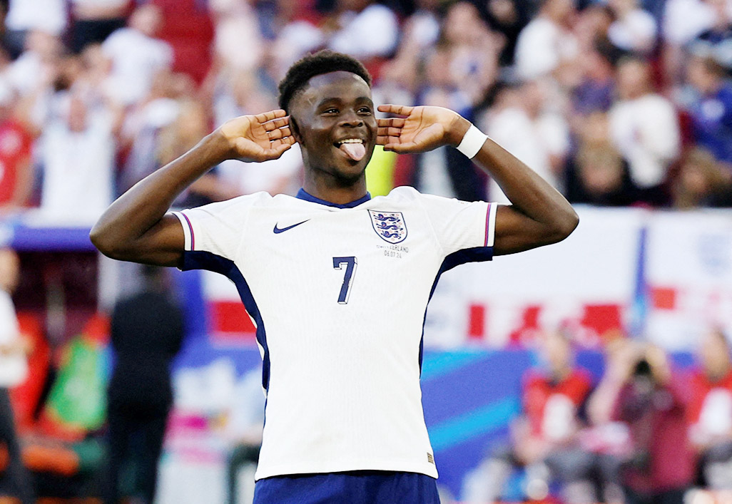 image Euro 2020 abuse forgotten, Saka is toast of England