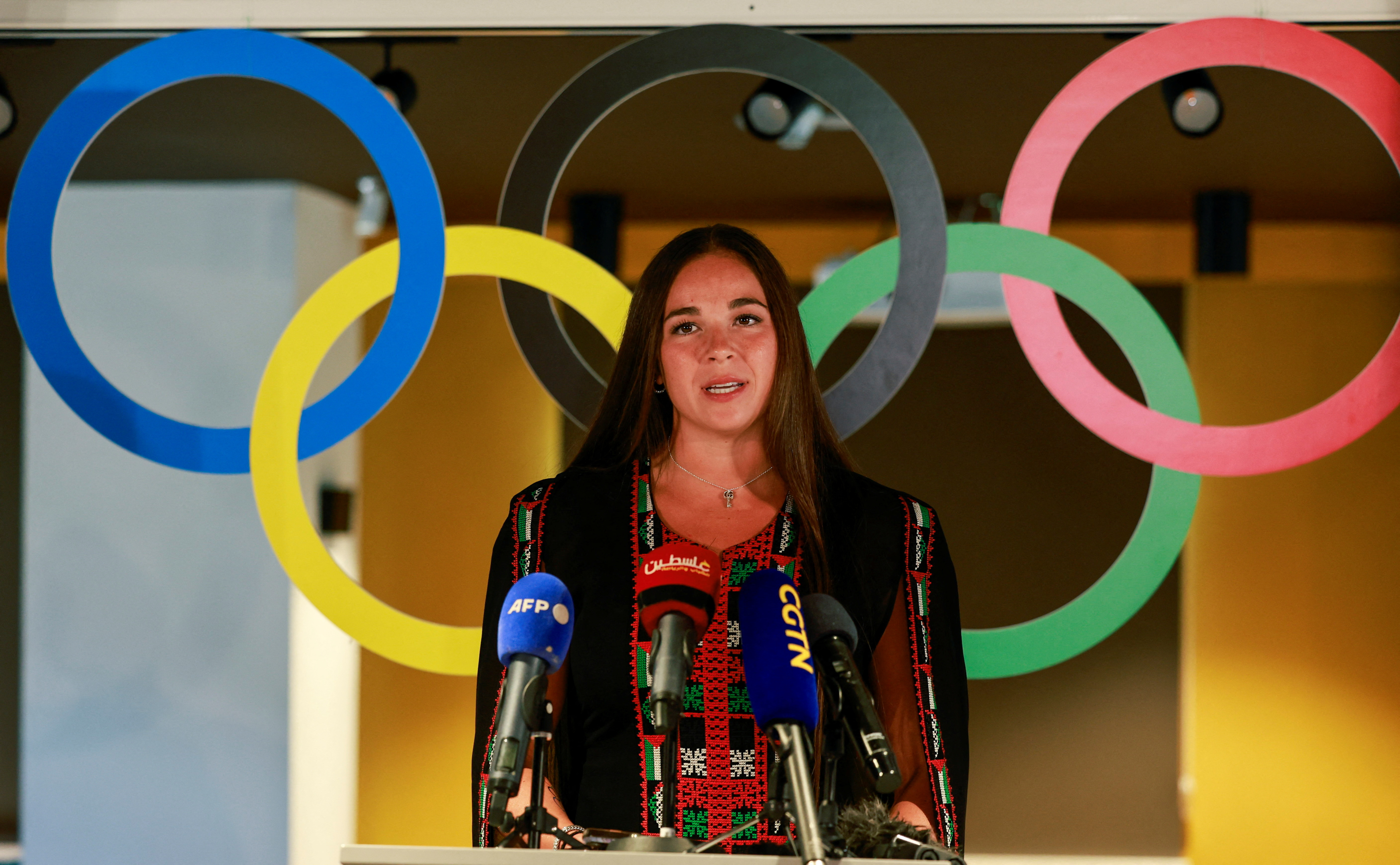 image Palestinians are winners by just being at Paris Games, say athletes