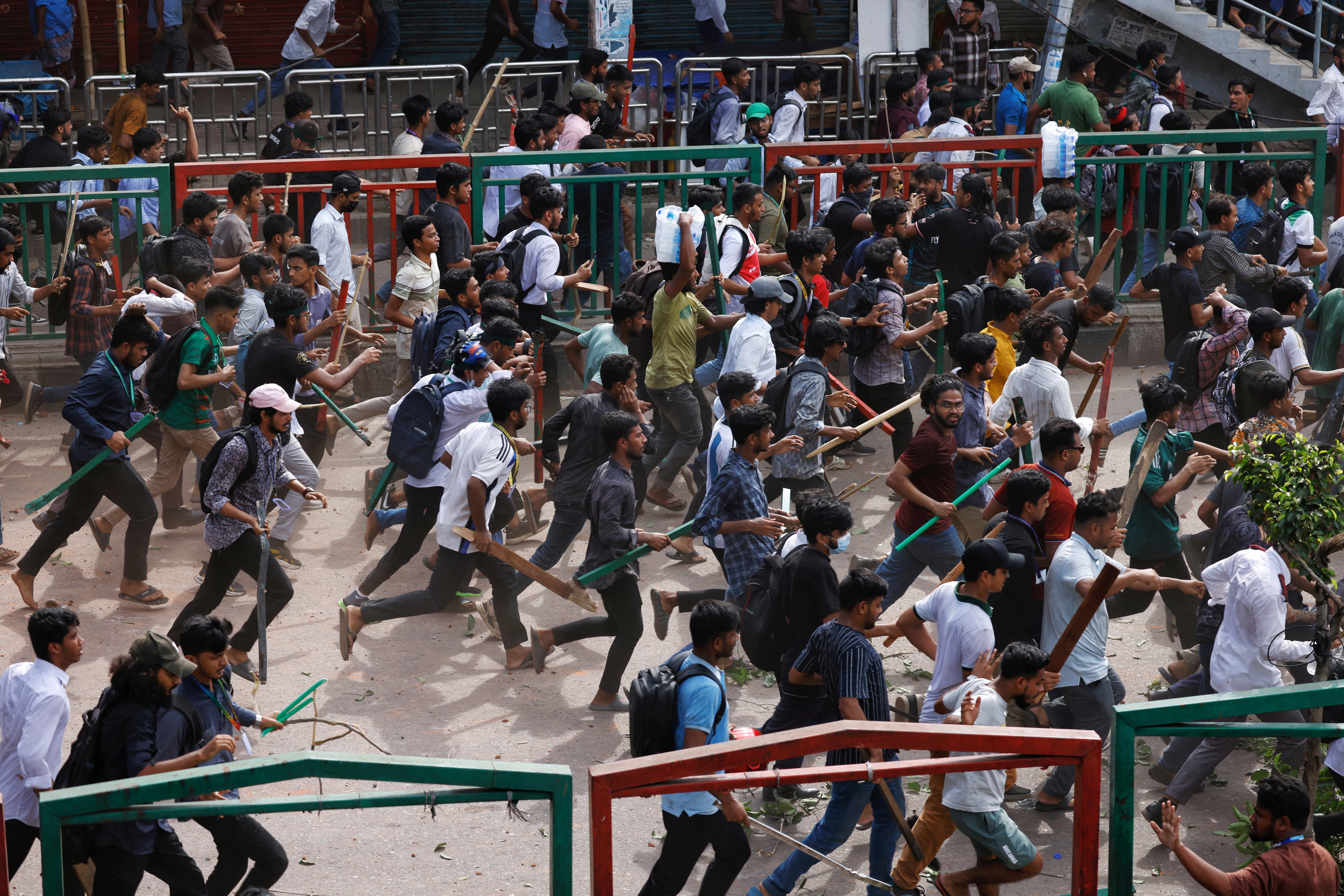 image Bangladesh shuts universities, colleges indefinitely after protests turn deadly