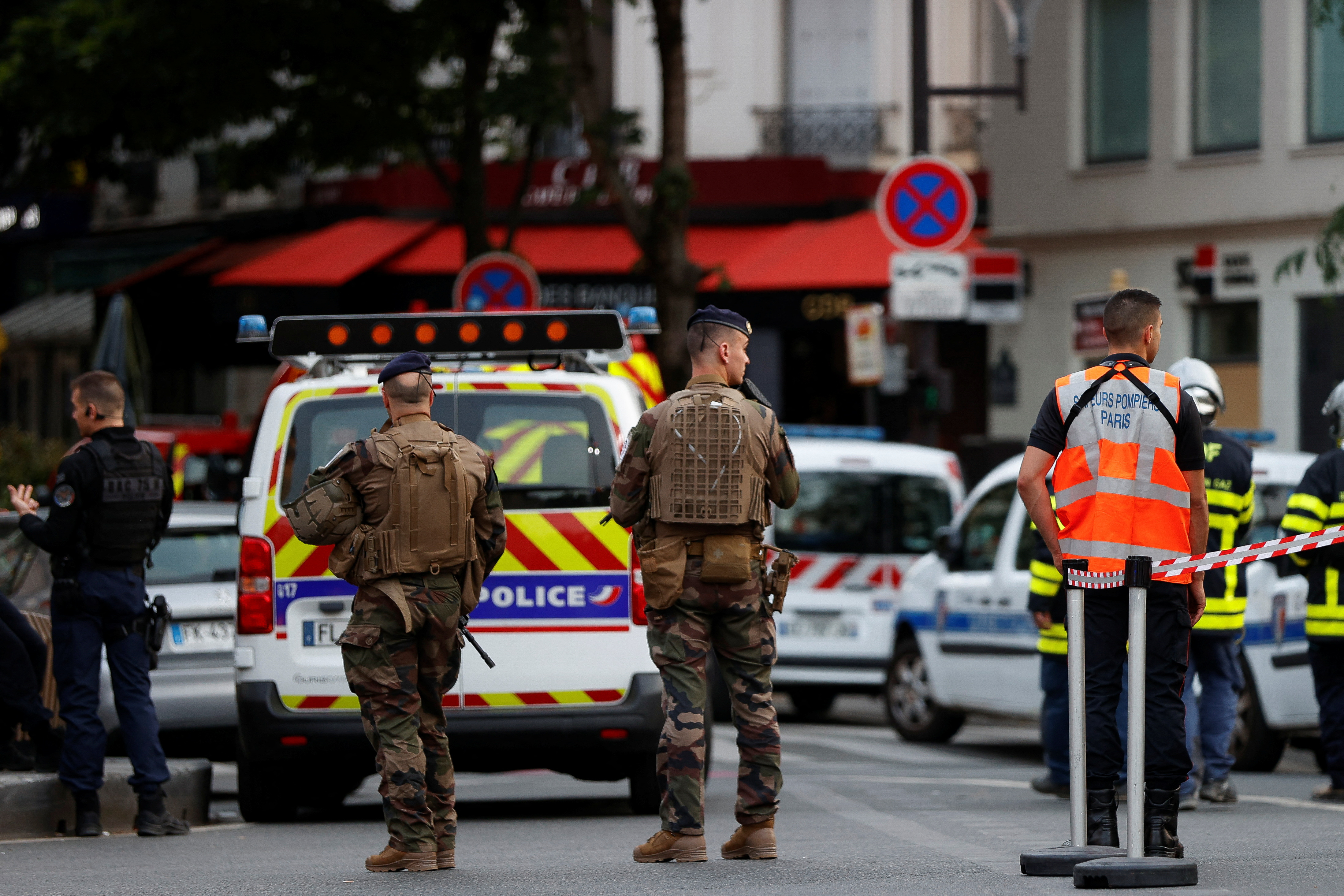 image Car hits Paris cafe terrace, leaving one dead and six injured