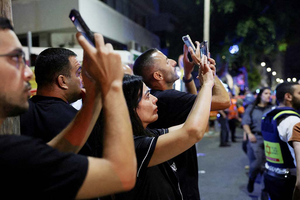 image Tel Aviv hit by drone attack claimed by Houthis