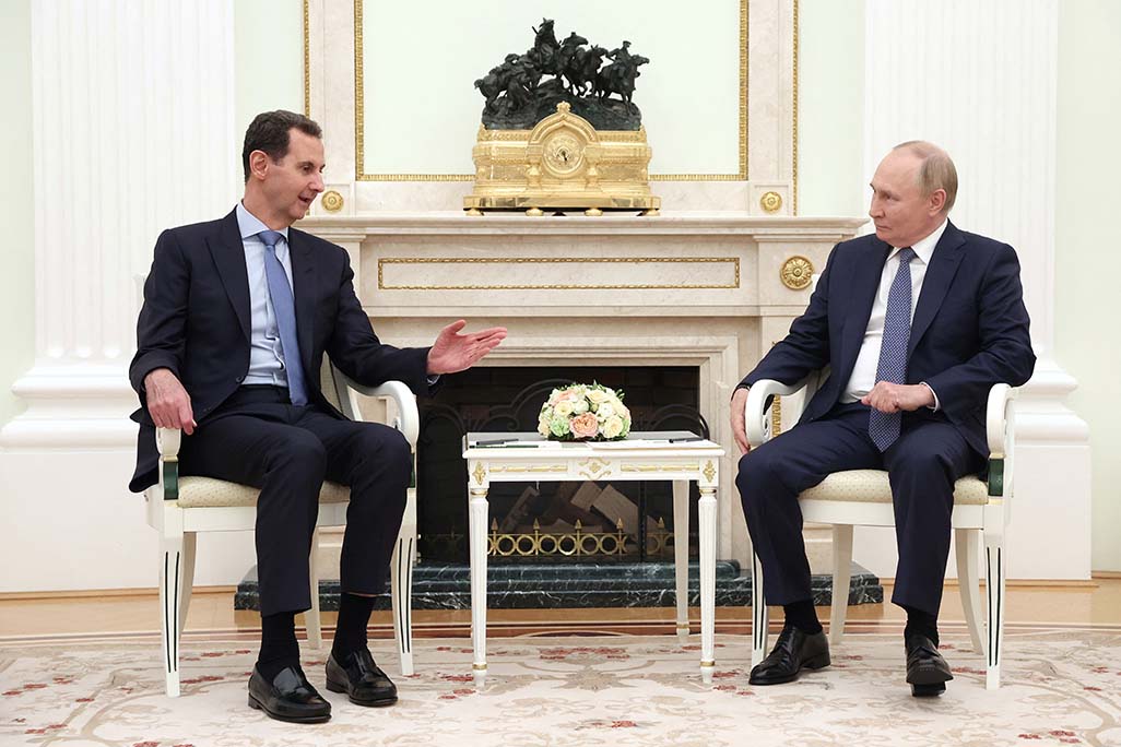 image Putin meets Syria&#8217;s Assad in Moscow
