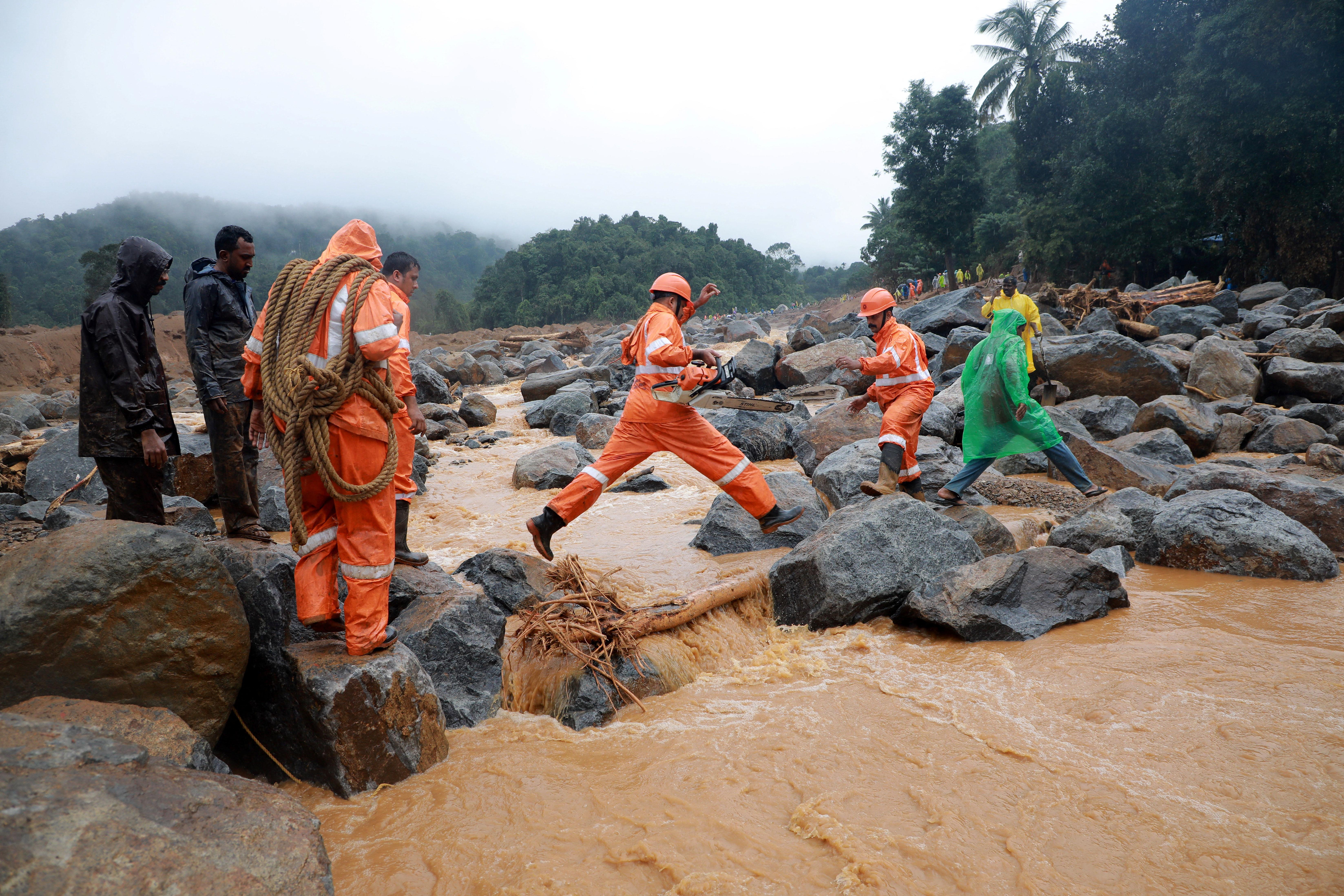 image Over 50 killed in landslides in India&#8217;s Kerala, many missing
